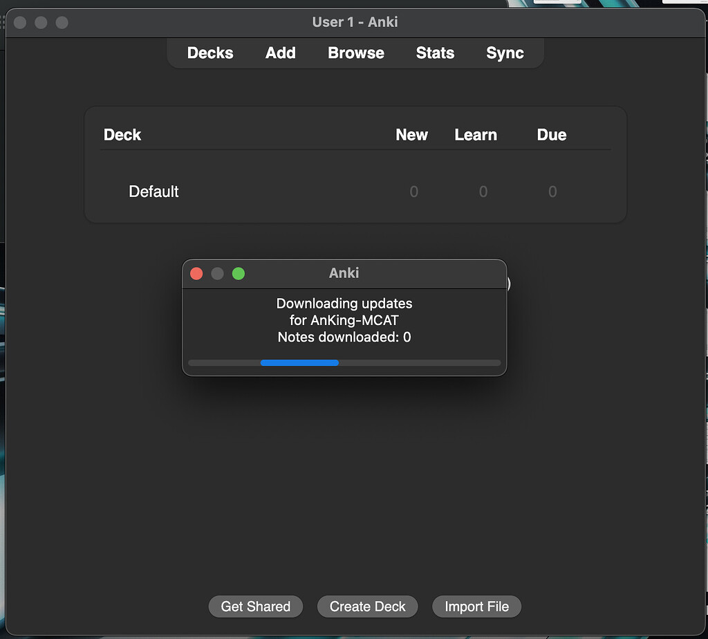 Adding anking mcat deck to anki support ankihub community