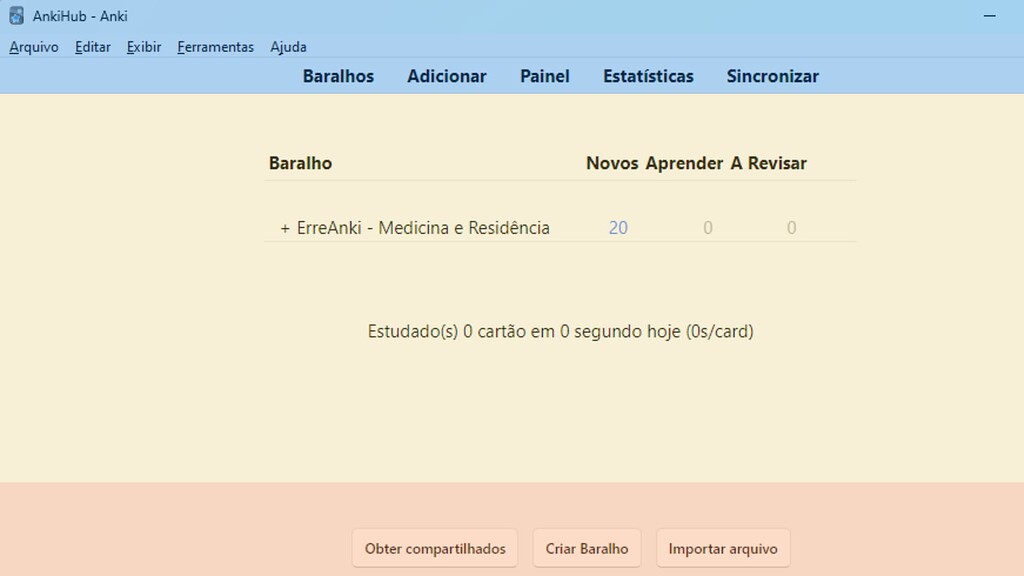 🖥️ Introdução a tela inicial do Anki Flashcards Wiki AnkiHub Community