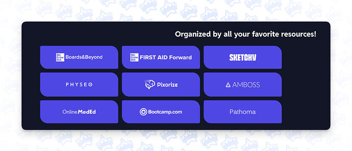 Just some of the resources that are included in the deck
